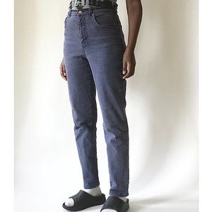 GLORIA VANDERBILT PURPLE HIGH WAISTED JEANS SIZE 8/M